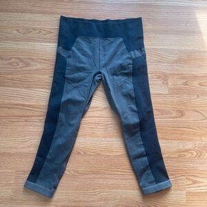 Under Armour Gray and Black Athletic Leggings